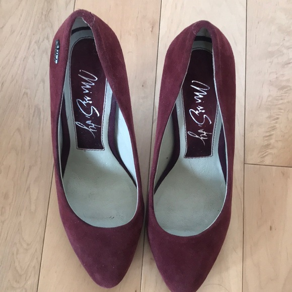 Miss Sixty burgundy suede pumps - Picture 5 of 6